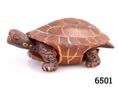 Vintage Purple Clay Tortoise