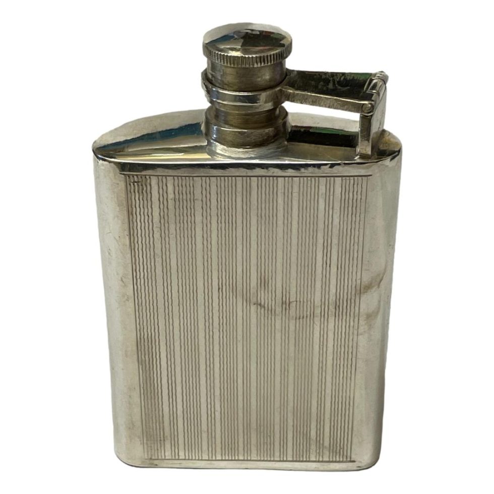 Photo of concave curve side of flask