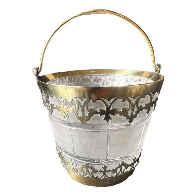 Main photo of bucket in its entirety with handle raised above.
