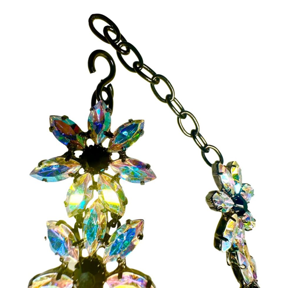 Close up photo of the clasp end of necklace.