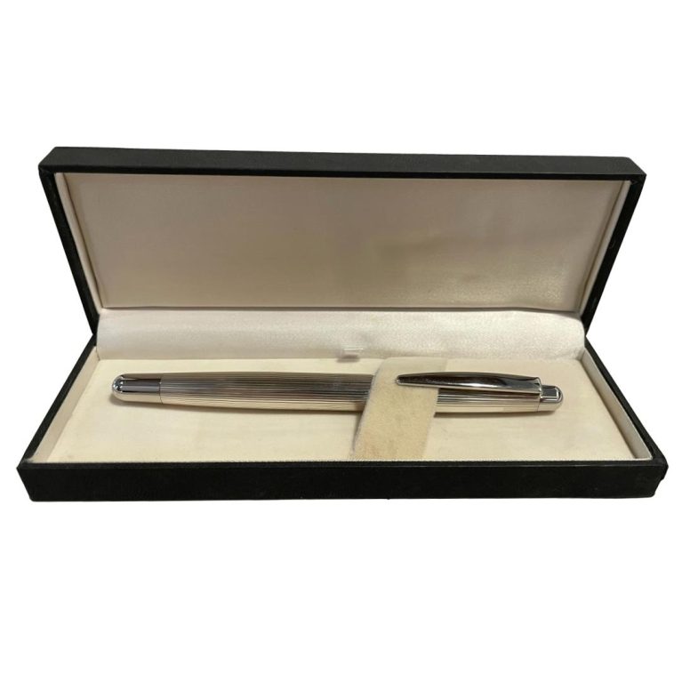 Main photo of pen displayed inside its case.