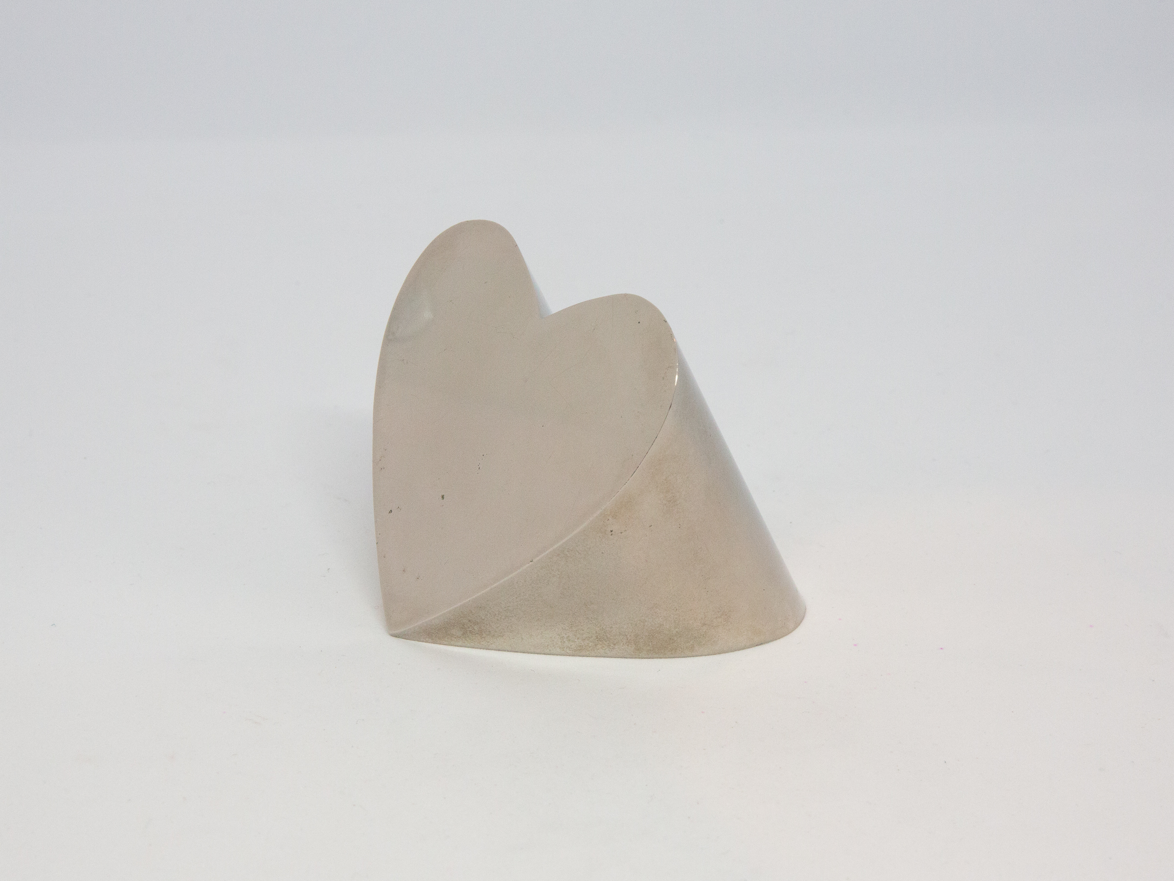 Vintage 1970s Heart Paperweight