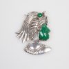 925 Mexican Silver Brooch By Plata