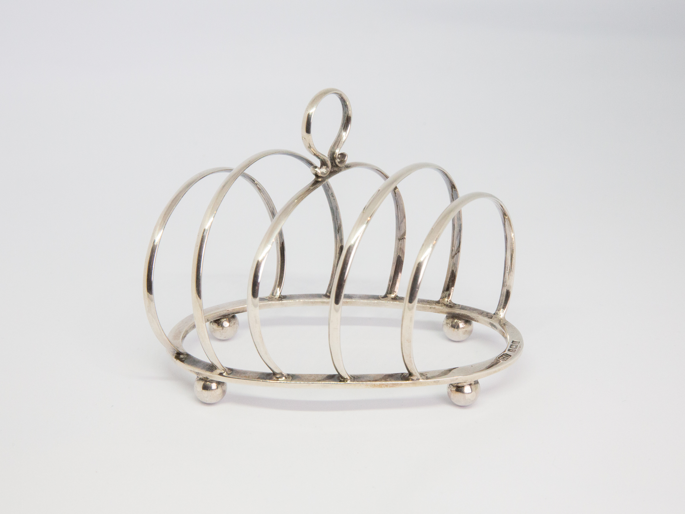 Early George V Silver Toast Rack