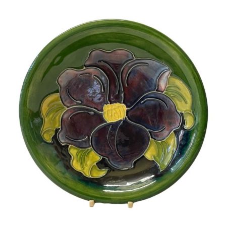 Moorcroft Clematis Shallow Bowl