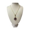 14kt Chain & Amethyst  Pendant