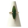 10kt Gold And Jade Ring
