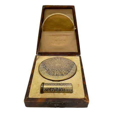 Vogue Compact & Lipstick Holder Set