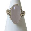 Vintage 9kt Gold Rose Quartz Ring