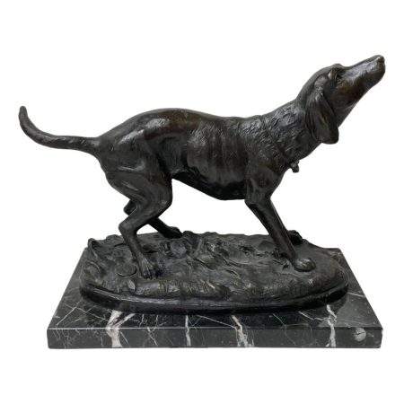 Signed Bronze Dog