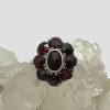 Vintage Silver & Garnet Ring