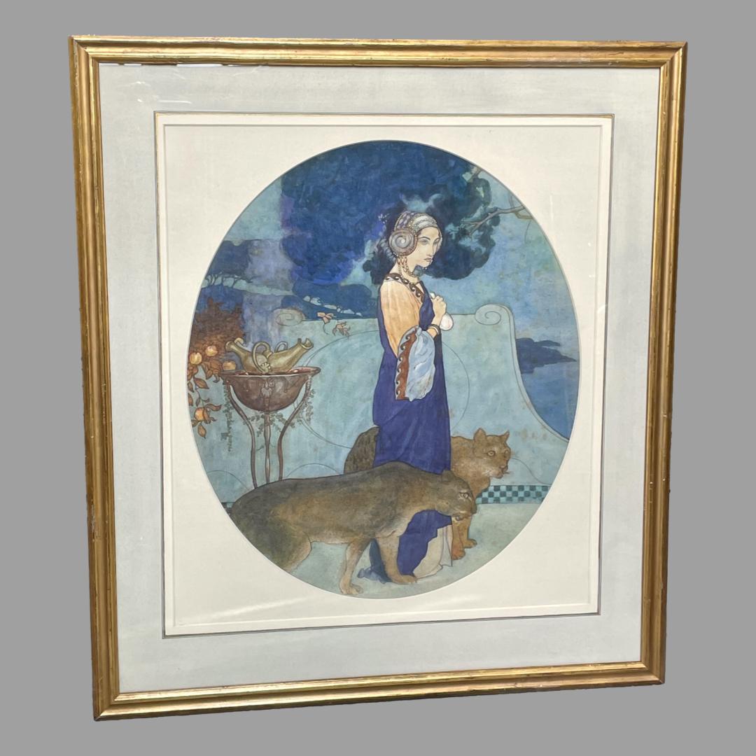 Art Nouveau Watercolour