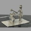Dutch Silver Miniature Blacksmith