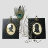 Antique Miniature Silhouette Portraits