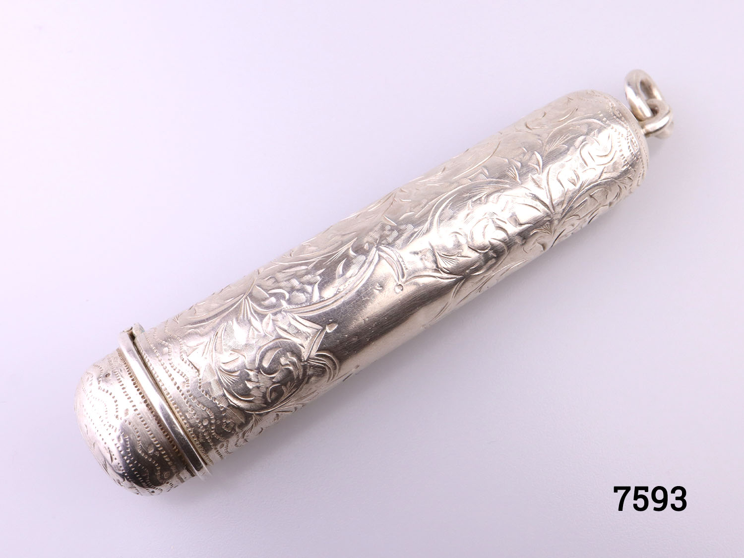 Victorian Silver Cheroot Case
