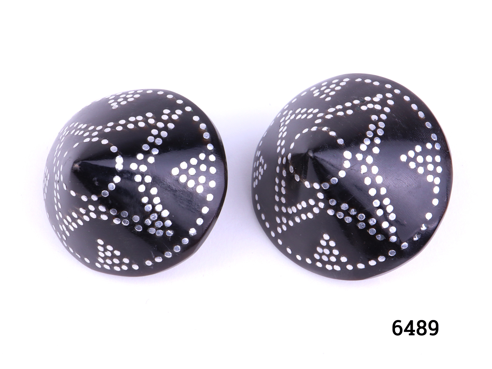 Yemenite Coral Clip-On Earrings