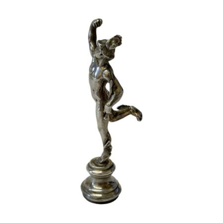 Small Sterling Silver Hermes Statue